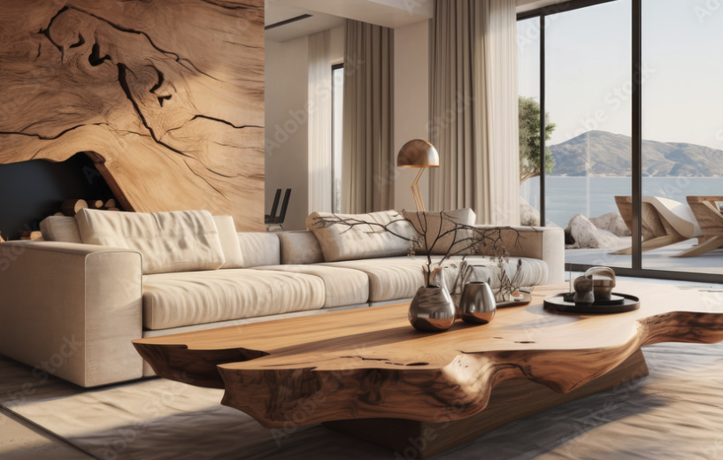 Salon contemporain peinture intérieure Vendée