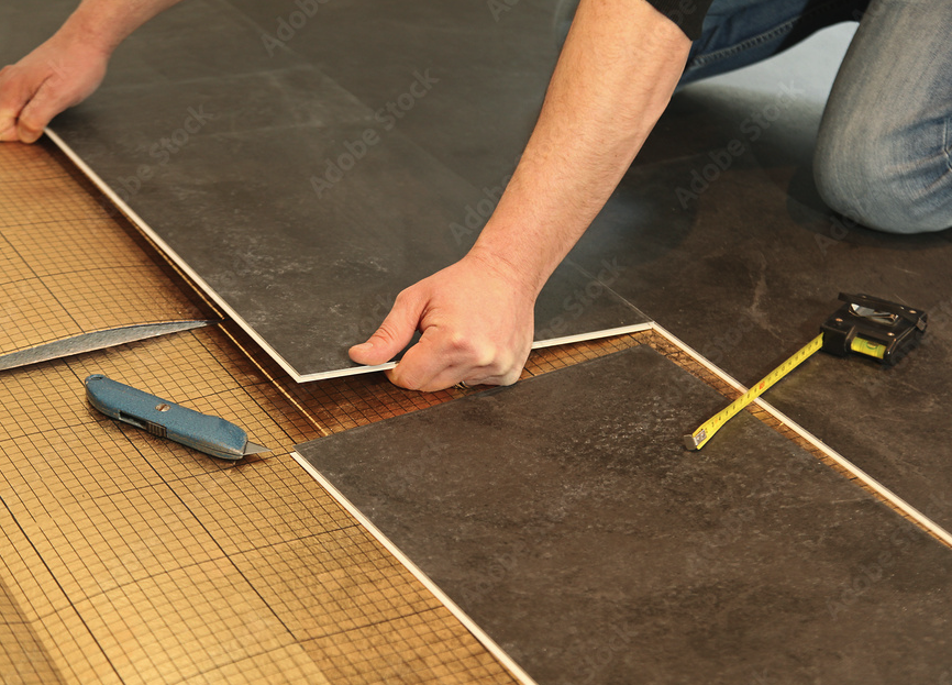 Rénovation sol béton ciré carrelage Vendée